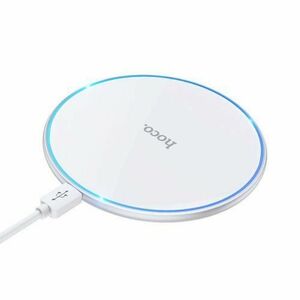 Incarcator Retea Wireless HOCO CW6 Pro, 15W, 1.67A (Alb) imagine