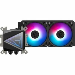 Cooler CPU MSI MAG CORELIQUID I240, Racire cu lichid, AIO 240mm, RGB, Intel/ AMD, Negru imagine