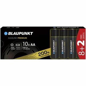 Baterii Blaupunkt Premium BATBLR6, Alkaline, AA LR6, 8+2 bucati imagine