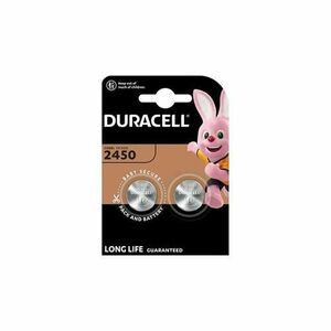 Set 2 baterii, Duracell, Lithium, CR2450, DL2450, 3V imagine