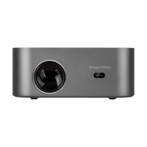 Videoproiector LED Kruger&Matz V-LED100, Full HD, Wi-Fi, 200inch diagonala, cu boxa integrata (Gri) imagine