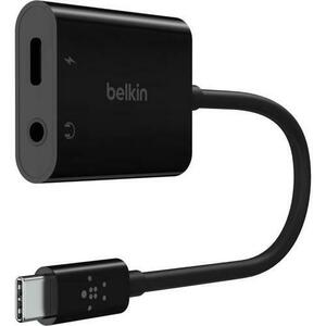 Adaptor, Belkin, RockStar NPA004btBK, USB-C, Jack (Negru) imagine