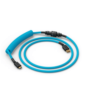Cablu pentru tastatura mecanica Glorious GATA-2811, USB-A - USB-C (Albastru) imagine