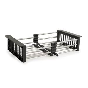 Scurgator extensibil pentru chiuveta FLEKO 15812, 41x27 cm (Negru) imagine