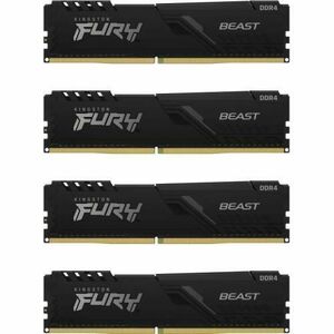 Memorii Kingston FURY Beast 64GB(4x16GB), DDR4-3600MHz, CL18, Quad Channel imagine