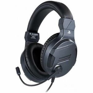 Casca Gaming Stereo BigBen Headset Licenta Sony Playstation, PC, Jack 3.5mm, Cablu 1.2m, Titanium imagine