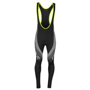 Pantaloni Force F58 cu bretele si bazon, S, Negru/Gri imagine