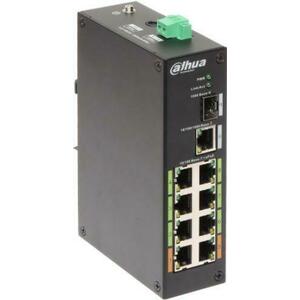 Switch Dahua LR2110-8ET-120, 8 Porturi, PoE, Industrial imagine