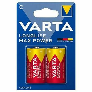 Baterie alcalina VARTA MAX POWER LR14, 2 bucati imagine