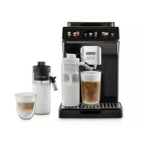 Espressor automat De'Longhi ECAM 450.55.G Eletta Explore, 1450 W, 1.8 l, 19 bar, Recipient boabe 300 g, Ecran TFT Tactil 3.5inch, Tehnologie LatteCrema Hot si LatteCrema Cool, 25 de bauturi (Gri) imagine
