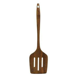Spatula cu fante, lemn de acacia, 32cm - Zokura imagine