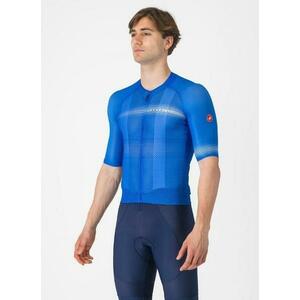 Tricou cu maneca scurta Castelli Climbers A/C, pentru barbati, L, Albastru imagine