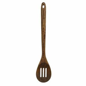 Lingura cu fante, lemn de acacia, 35cm - Zokura imagine