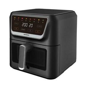 Friteuza cu aer cald Heinner CrispPro Chef HAF-H8BK1700, 1700W, capacitate: 8L, display digital, control touch, 8 programe, fereastra supraveghere (Negru) imagine