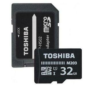 Card memorie Toshiba MicroSDHC, 32GB, Class 10 UHS-I + Adaptor microSD imagine