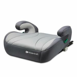 Inaltator auto Kinderkraft I-Size Boost, 135-150 cm, compatibil cu ISOFIX, Gri imagine