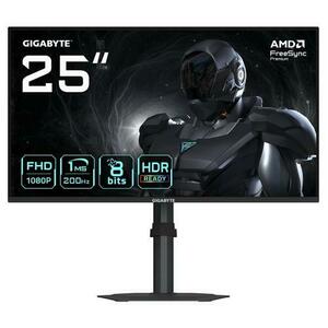 Monitor Gaming IPS LED GIGABYTE 24.5inch G25F2, Full HD (1920 x 1080), HDMI, DisplayPort, Boxe, Pivot, 200 Hz, 1 ms (Negru) imagine