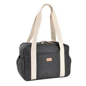Geanta de infasat Beaba Paris Dark Heather Grey, 16 L, bumbac&poliester imagine
