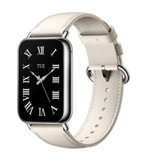 Curea Smartwatch Xiaomi BHR8015GL, Piele, pentru Redmi Watch 4 / Smart Band 8 Pro (Alb) imagine