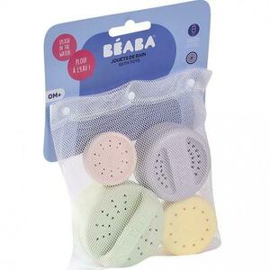 Set 4 jucarii de baie Beaba B920409, silicon imagine