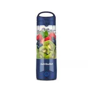 Blender portabil NUTRIBULLET NBP003NBL, 0.475l, 1 treapta viteza, USB-C (Albastru) imagine