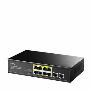 Switch Cudy GS1010P 8-port PoE+, 8xLAN, 120W, 10/100/1000 Mbps imagine