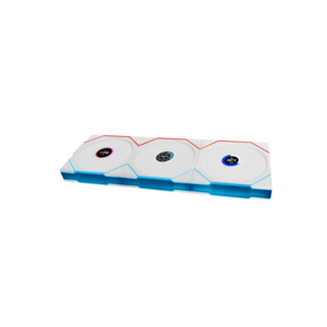 Set 3 ventilatoare Lian Li UNI FAN TL LULI-118, LCD, aRGB, PWM, 120 mm (Alb) imagine