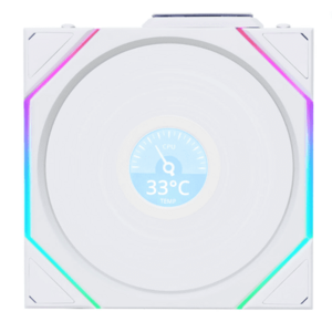Ventilator Lian Li UNI FAN TL LULI-116, Reverse Blade, aRGB, PWM, 120mm (Alb) imagine