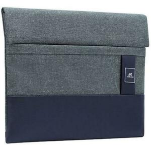Husa laptop RivaCase Sleeve 8803, 13.3inch (Gri/Albastru) imagine
