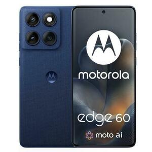 Telefon Mobil Motorola Edge 60, Procesor Mediatek Dimensity 7300, P-OLED 6.67inch, 8GB RAM, 256GB Flash, Camera Tripla 50 + 10 + 50 MP, Wi-Fi, 5G, Dual Sim, Android (Albastru) imagine
