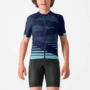 Tricou cu maneca scurta Castelli Aero Kid pentru copii, 12A, Albastru imagine
