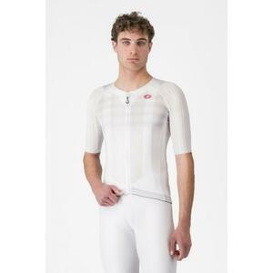 Tricou cu maneca scurta Castelli Aero Race 8S, pentru barbati, M, Alb imagine