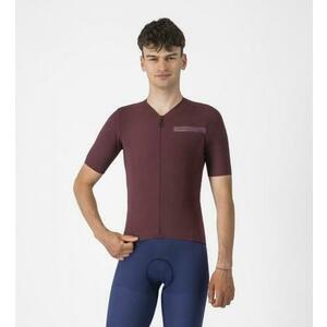 Tricou cu maneca scurta Castelli Premio EVO, pentru barbati, XL, Visiniu imagine