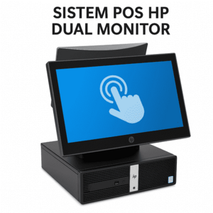 Sistem POS Refurbished HP Retail System RP5810 SFF, Intel Core i5-4570S 2.90GHz, 8GB DDR3, 128GB SSD, 4 x Serial Port, 1 x 24 Volt USB, 3 x 12 Volt USB + Monitoare Retail 14 Inch HP L7014t Touchscreen + 10 Inch HP L7010t imagine