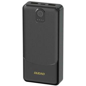 Baterie Externa Dudao K10, 10000mAh, 12W, 2 x USB-A, Neagra imagine
