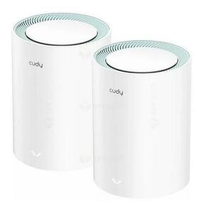 Router Wireless Cudy M1300, 2-pack, AC1200 Dual Band, 2.4/5 GHz, 300 - 867 Mbps (Alb) imagine