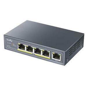 Switch Cudy GS1005P, 5 Porturi, Gigabit, PoE+ imagine