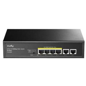 Switch Cudy FS1006P, 6- porturi, 10/100M, PoE+ imagine