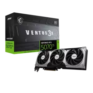 Placa Video MSI GeForce RTX 5070 Ti 16G VENTUS 3X OC 16GB GDDR7 256 biti imagine