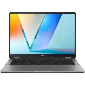 Notebook Asus VivoBook Flip TP3407SA 14" WUXGA OLED Touch Intel Core Ultra 5 226V RAM 16GB SSD 1TB Windows 11 Pro Grey imagine