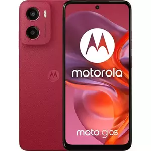Telefon Mobil Motorola Moto G05 256GB Flash 4GB RAM Dual SIM 4G Plum Red imagine