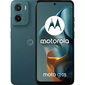 Telefon Mobil Motorola Moto G05 256GB Flash 4GB RAM Dual SIM 4G Forest Green imagine