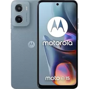 Telefon Mobil Motorola Moto E15 64GB Flash 2GB RAM Dual SIM 4G Blue imagine