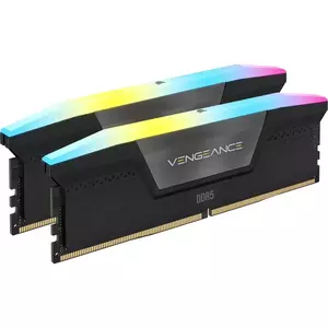 Memorie Desktop Corsair Vengeance RGB 96GB(2 x 48GB) DDR5 6400Mhz CL32 Black imagine