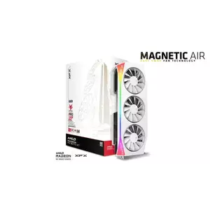 Placa Video XFX Mercury Radeon RX 9070XT OC White Magnetic Air Edition with RGB 16GB GDDR6 256 biti imagine