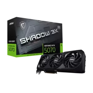 Placa Video MSI GeForce RTX 5070 12G SHADOW 3X OC 12GB GDDR7 192 biti imagine