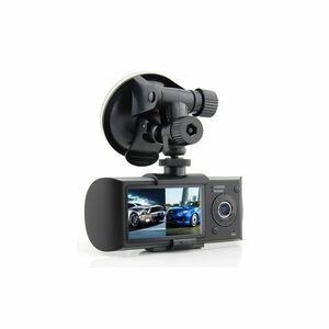 Camera Video Auto SW R300 Dual-Cam cu GPS Logger imagine