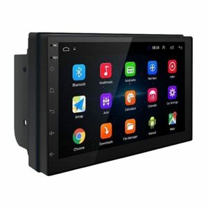Resigilat Navigatie Auto Multimedia Techstar® 7168, 2DIN, Android 8.1, 2 GB + 32 GB, GPS Radio, Wi-Fi, Display 7", Quad Core, MP5 Player, Negru imagine