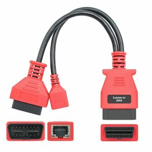 Cablu adaptor OBD Ethernet BMW Seria F F10 F20 F30, compatibil MS908S PRO IM608 Autel MaxiSys Elite imagine