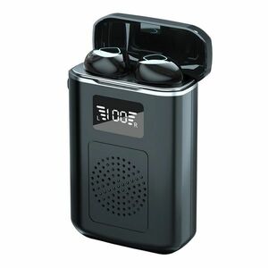 Resigilat Casti Audio 3 In 1 Techstar® M6 TWS, In ear, Bluetooth, Baterie Externa Pentru Telefon, Afisaj Digital, 4000mAh, Control Prin Atingere, Functie Lanterna si Difuzor Hi-Fi Stereo, Negru imagine